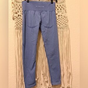 NVGTN Contour Seamless Blue Shaping Leggings High-Waist Tummy Control, Slimming